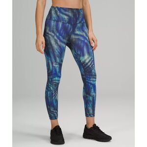 Lululemon Wunder Train‎ High-Rise Tight 25" Shapeshifter Flux Blue Size 6